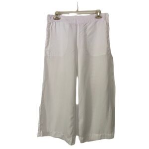 Fresh Produce Cropped Pull On Wide Leg Tencel Pants Size Small
